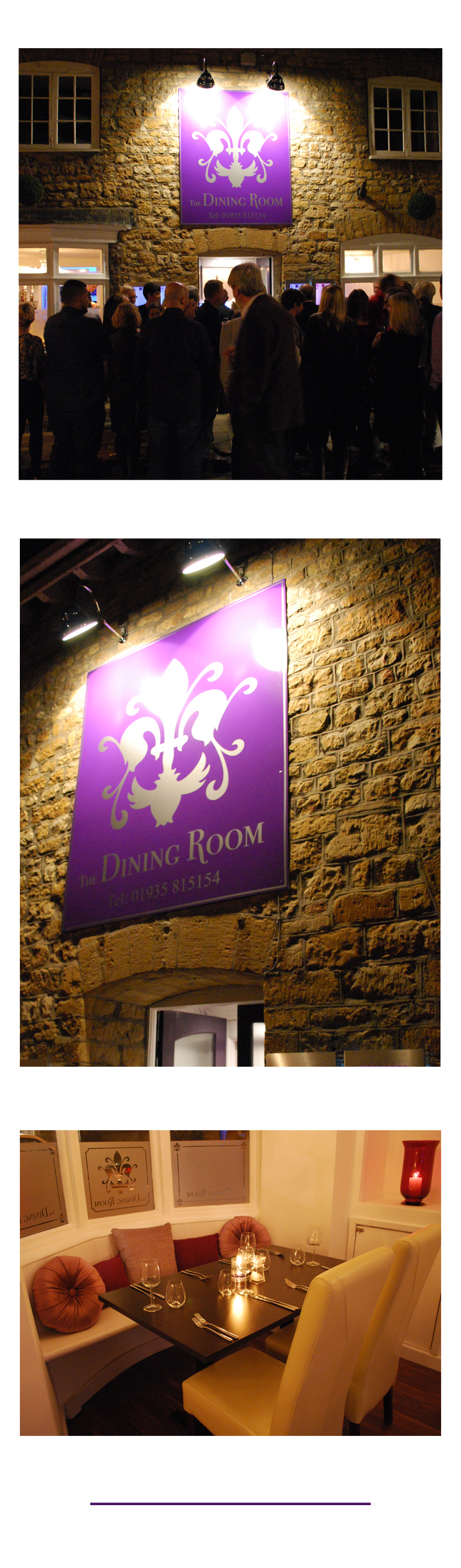 Dining Room Sherborne - Graphic Design Sherborne